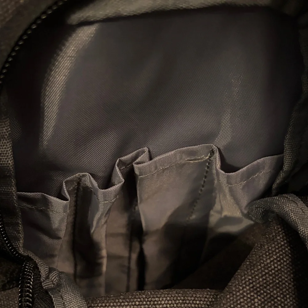 Black Canvas Backpack for Camera